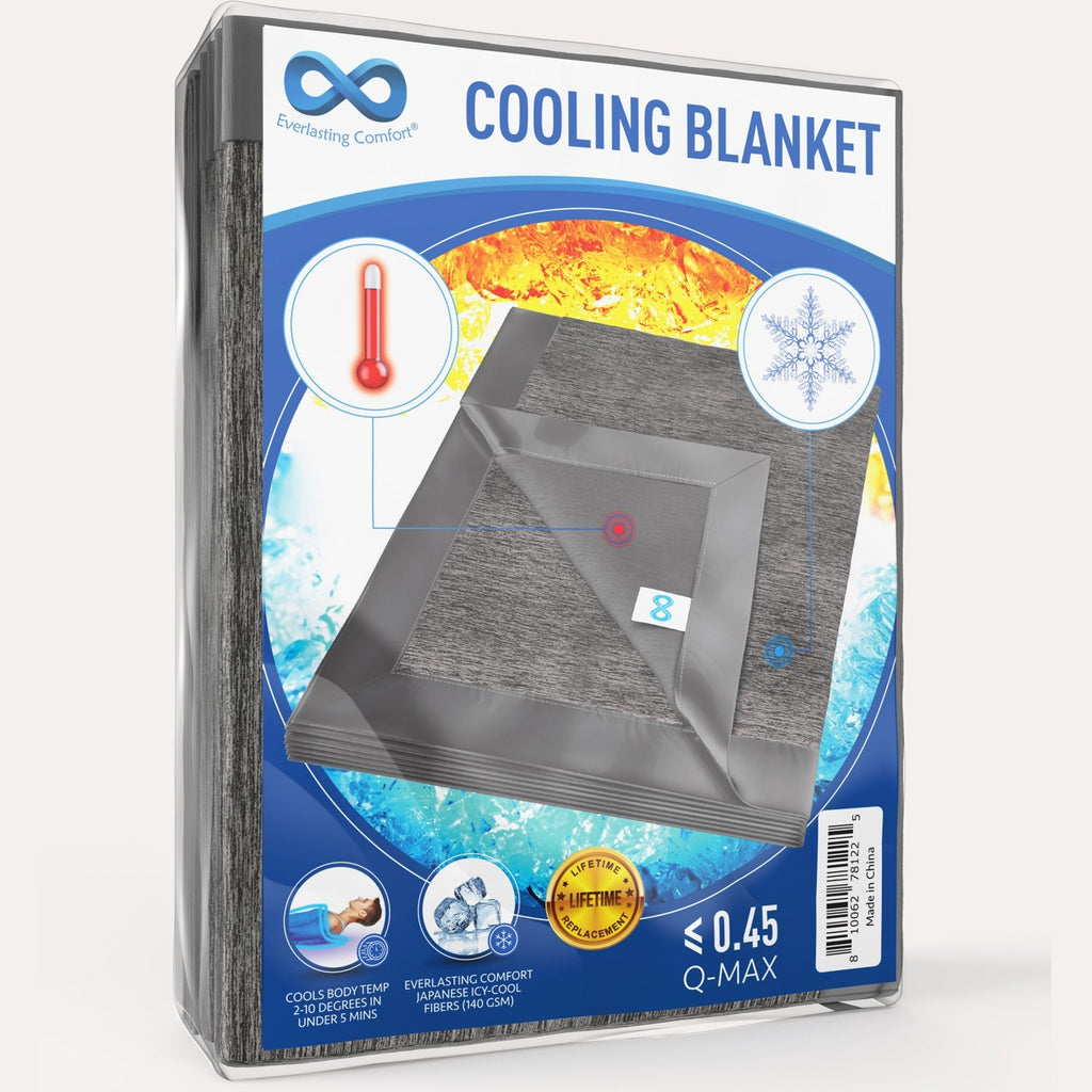 Everlasting Comfort Cooling Blanket Gray