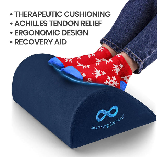 The Original Everlasting Comfort Foot Rest Under Desk for Office Use,  All-Day Pain Relief and Leg Support Stool, Under Desk Foot Rest Ergonomic  for