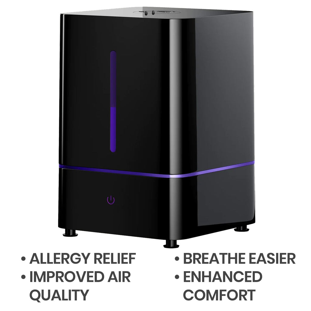 Everlasting Comfort Humidifier 4L Ease Allergy: Breathe Free Black
