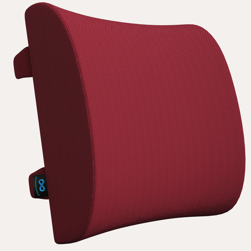 Fleece Lumbar Support Pillow 3 Section Back Pillow Office Chair