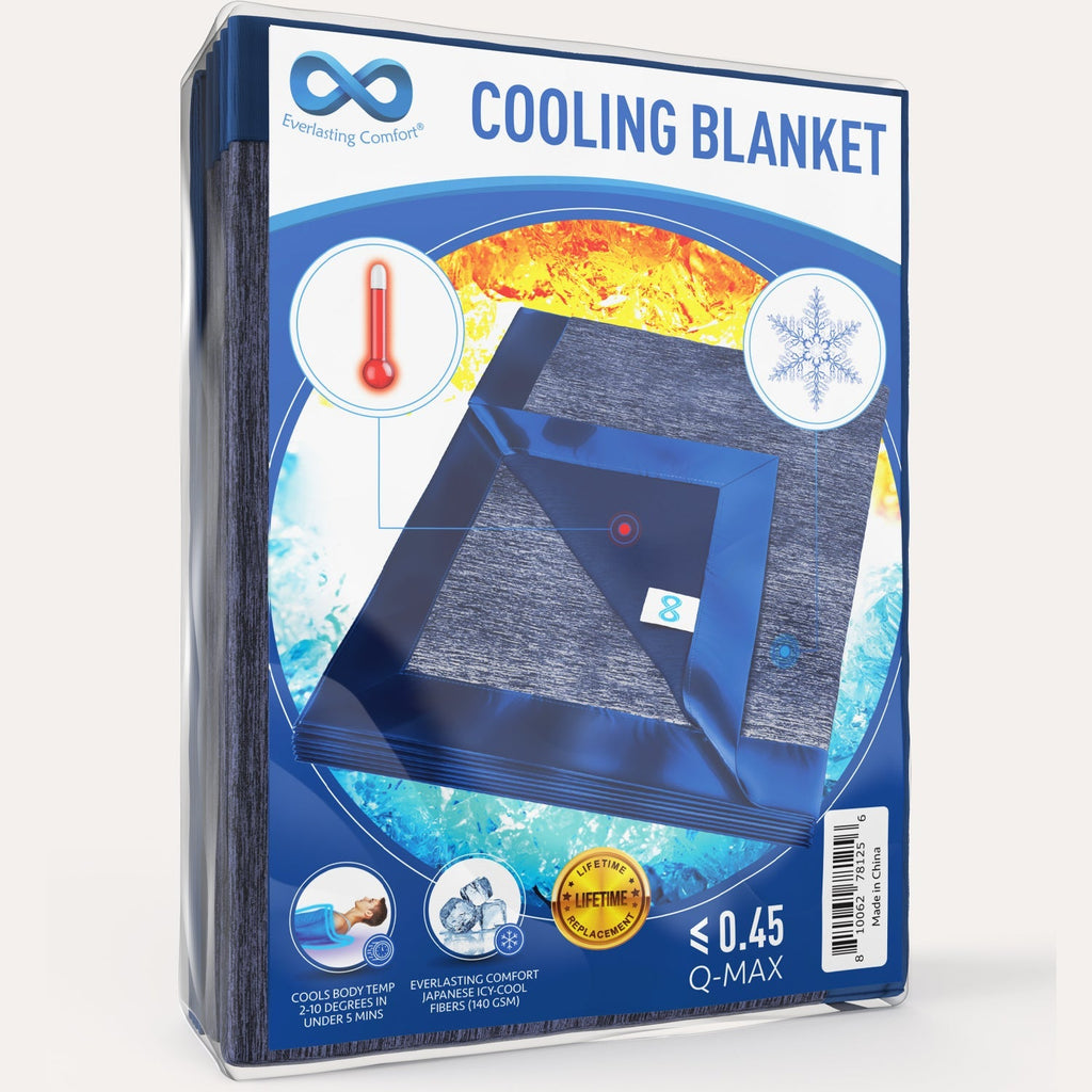 Everlasting Comfort Cooling Blanket Blue