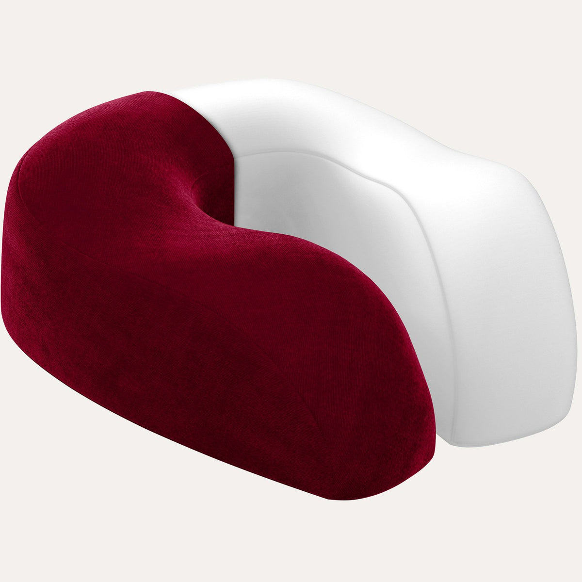 Noarlalf Seat Cushion Travel Neck Pillow Memory Foam Airplane Travel  Comfortable Washable Cover Plane Neck Support Pillow for Neck Sleeping Chair  Cushions 28*24*8 